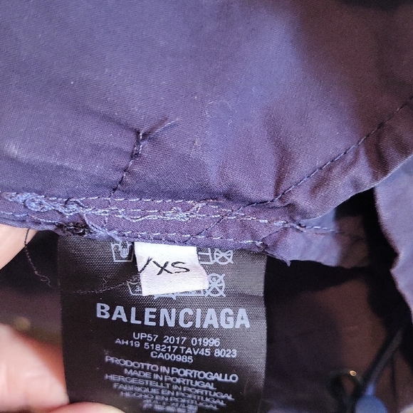 Balenciaga Men's Blue and White Jacket - Picture 8 of 12